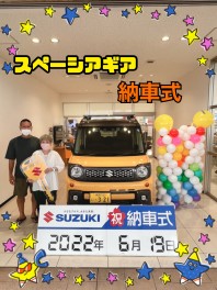 お待たせしました！！スペーシアギア納車式ーーー！